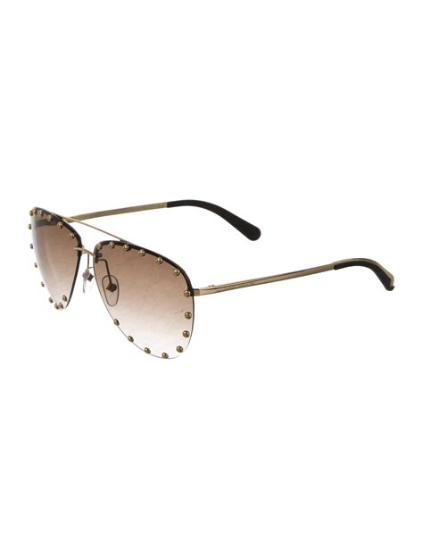 louis vuitton studded sunglasses